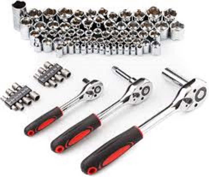 205PC 1/4,3/8,1/2DR SOCKET SET (MM)