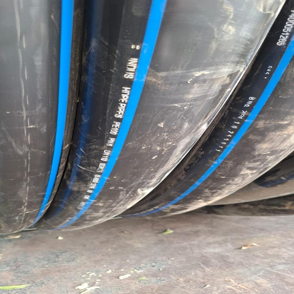 Hdpe Pipe Pe100 Pn6 Dn110mm - Color: Black