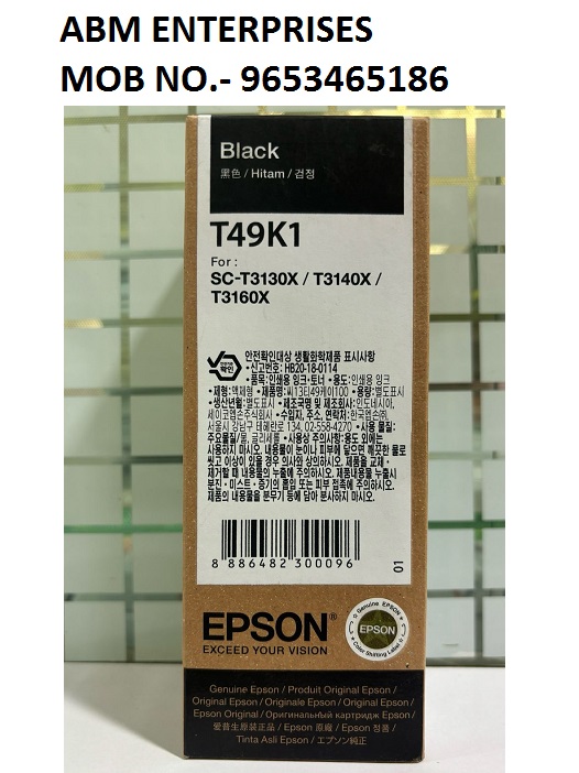 Epson T49K1 Black Genuine Ink bottle