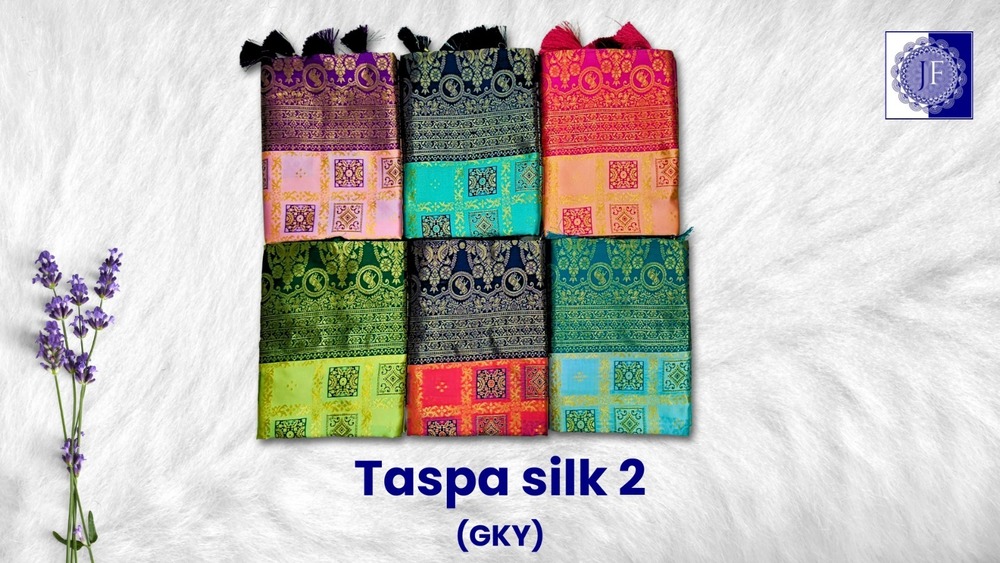 Taspa Silk 2 Saree - Color: 8 Color