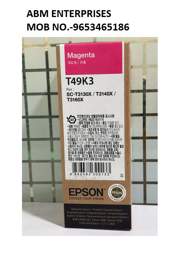 Epson T49K3 Magenta Genuine Ink Bottle