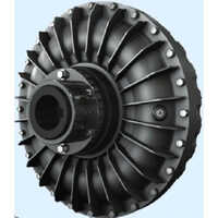 Constant Speed Fluid Coupling - Cast Iron, Standard Size , Black Color, Polished Finish, Round Shape, Advanced Casting Techniques