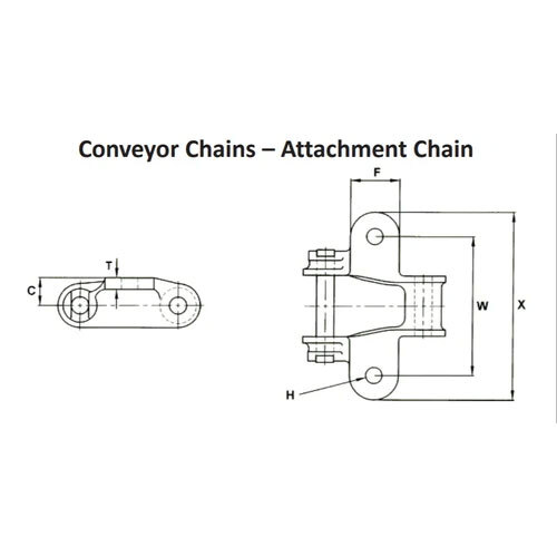 Conveyor Chains Attachment Chain