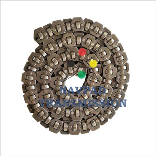 PIV Roller Chain - Mild Steel, Standard Size | Powder Coated Surface Treatment for Industrial Applications