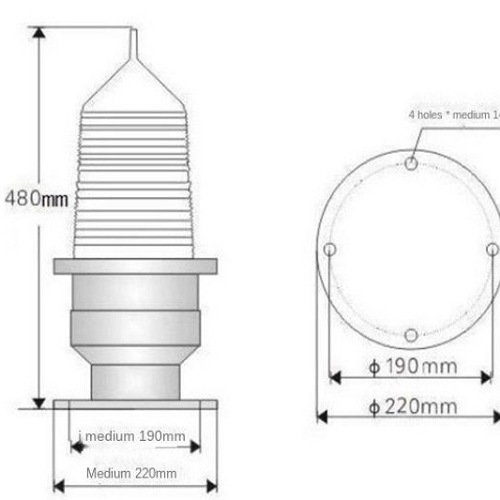 LED AVIATION LIGHT(HIS-AL-122F)
