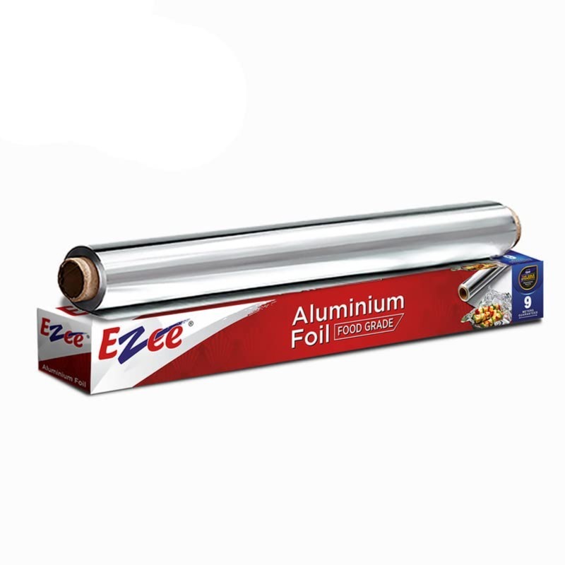 Ezee Aluminium Foil - 72m Roll, Silver Glossy Finish | Durable & Tear-resistant, Locks In Freshness, 100% Food Grade, Water Resistant