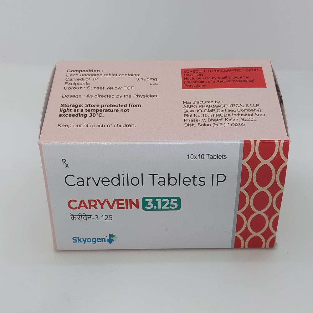 CARVEDILOL 3.125