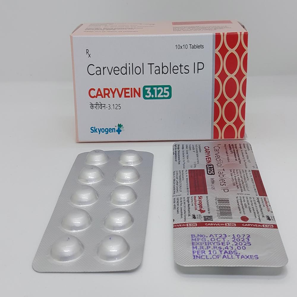 CARVEDILOL 3.125