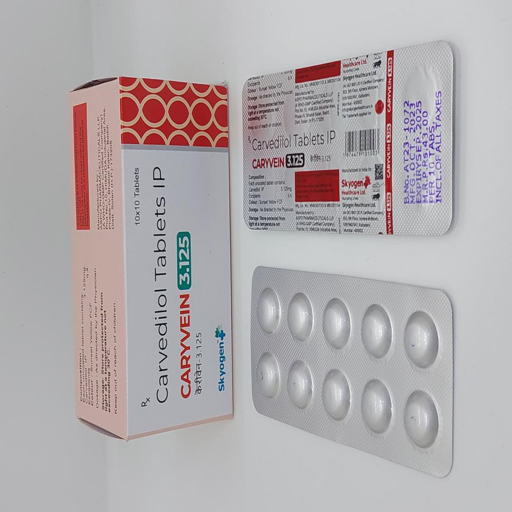 CARVEDILOL 3.125