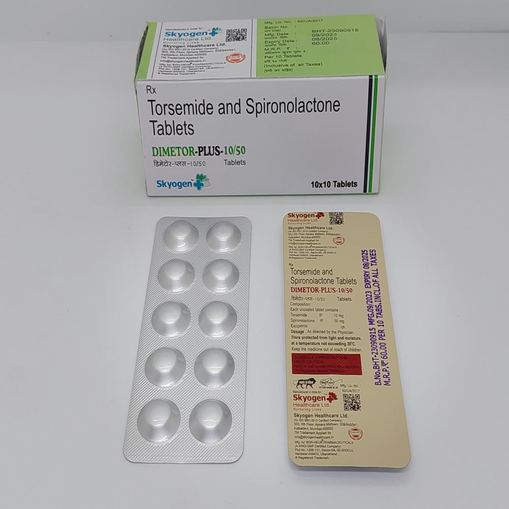 TORSEMIDE 10MG & SPIRONOLACTONE 50MG
