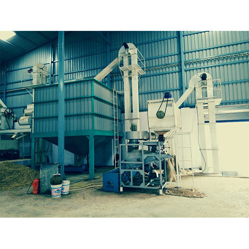 Peanut de-shelling and sorting plant
