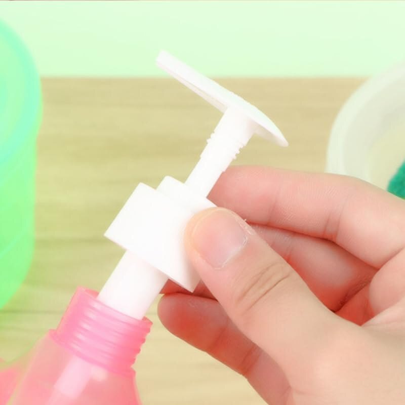 2 In 1 Liquid Soap Dispenser - Durable Plastic , Glossy Pink Finish In Rectangular Shape, Available In Multiple Sizes