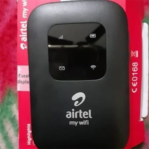 Airtel Bmf-422 4G Wifi Hotspot Data Card - Color: Black