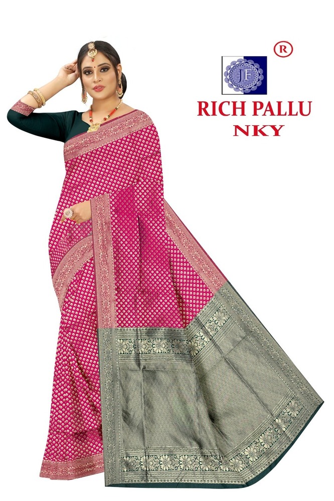 Rich Pallu NKY Silk Saree
