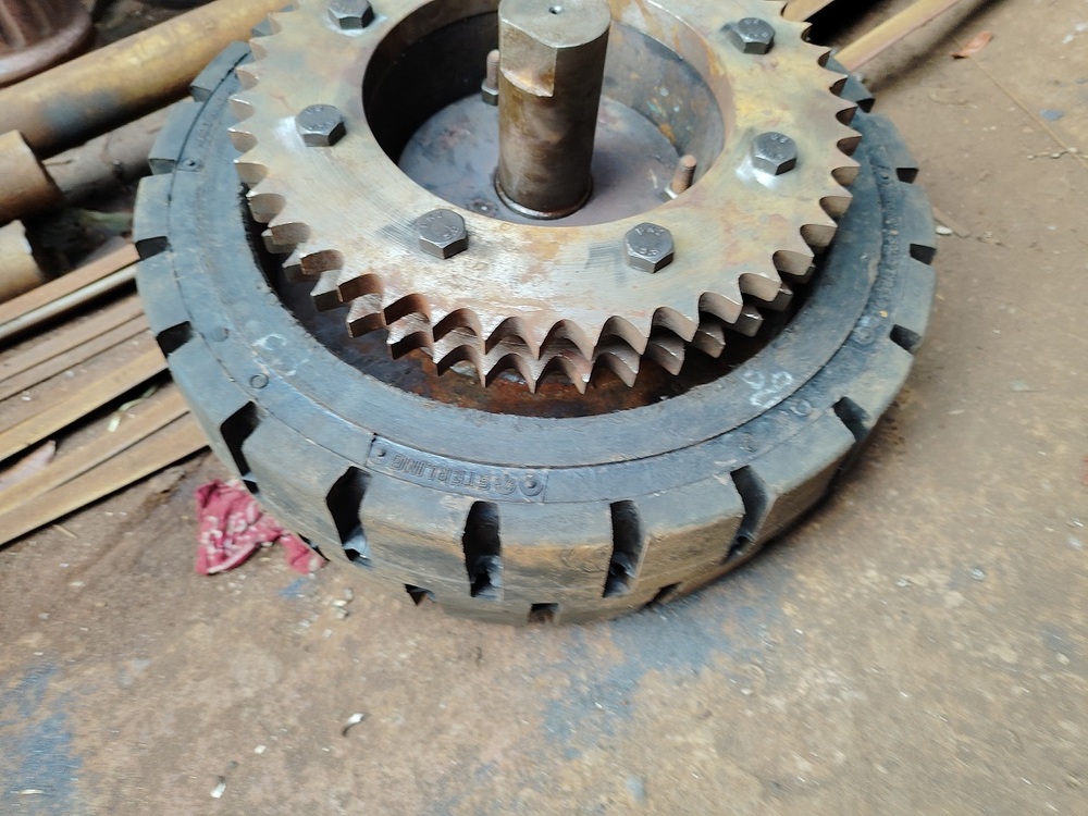 solid rubber wheel