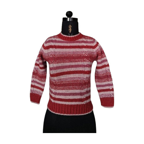 Multi Color Round Neck Sweater