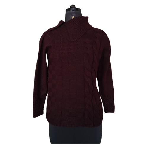 Round Large Collar Sweater