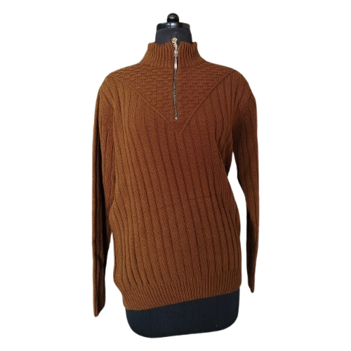 Zipper Rugby Sweater
