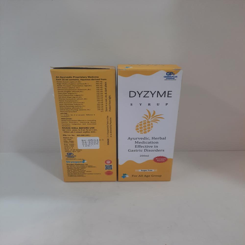 AYURVEDIC, HERBAL MEDICATION EFFECTIVE IN GASTRIC DISORDERS SYRUP