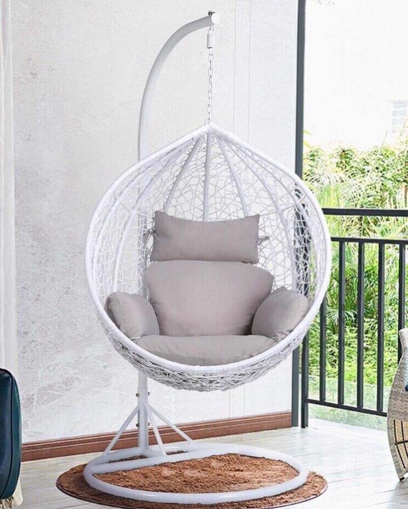 Single seatar swing chair with stand