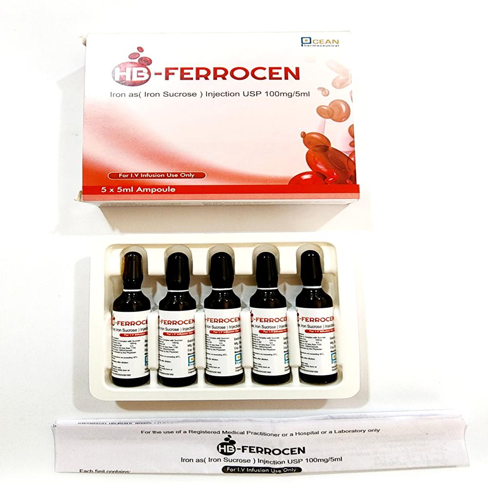 Iron Sucrose Injection 100mg - Dosage Form: Liquid