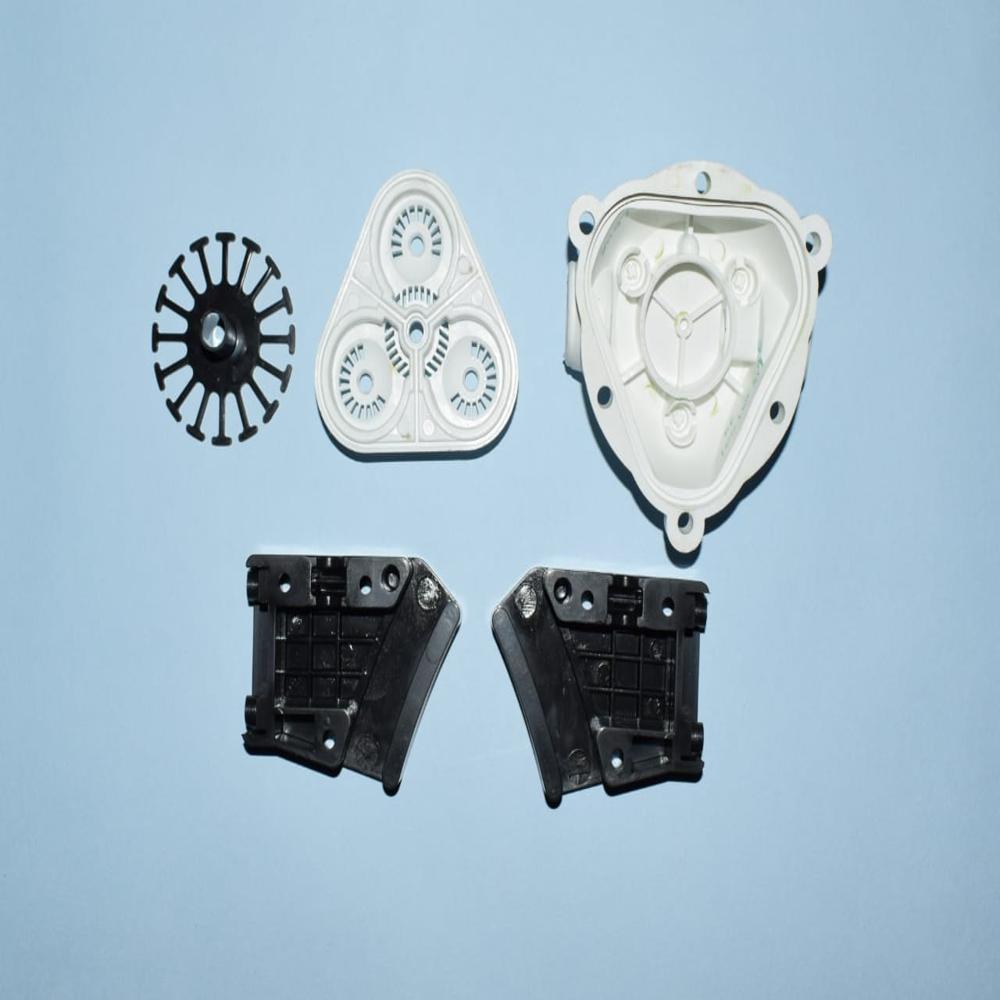 Plastic Moulded Components For Any Industry - Color: White & Black