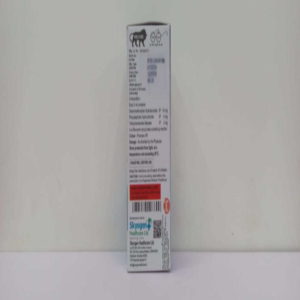 DEXTROMETHORPHAN, PHENYLEPHRINE AND CHLORPHENIRAMINE SYRUP