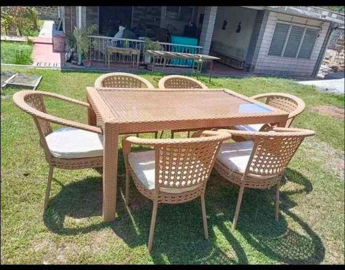 Wicker Dining chair set