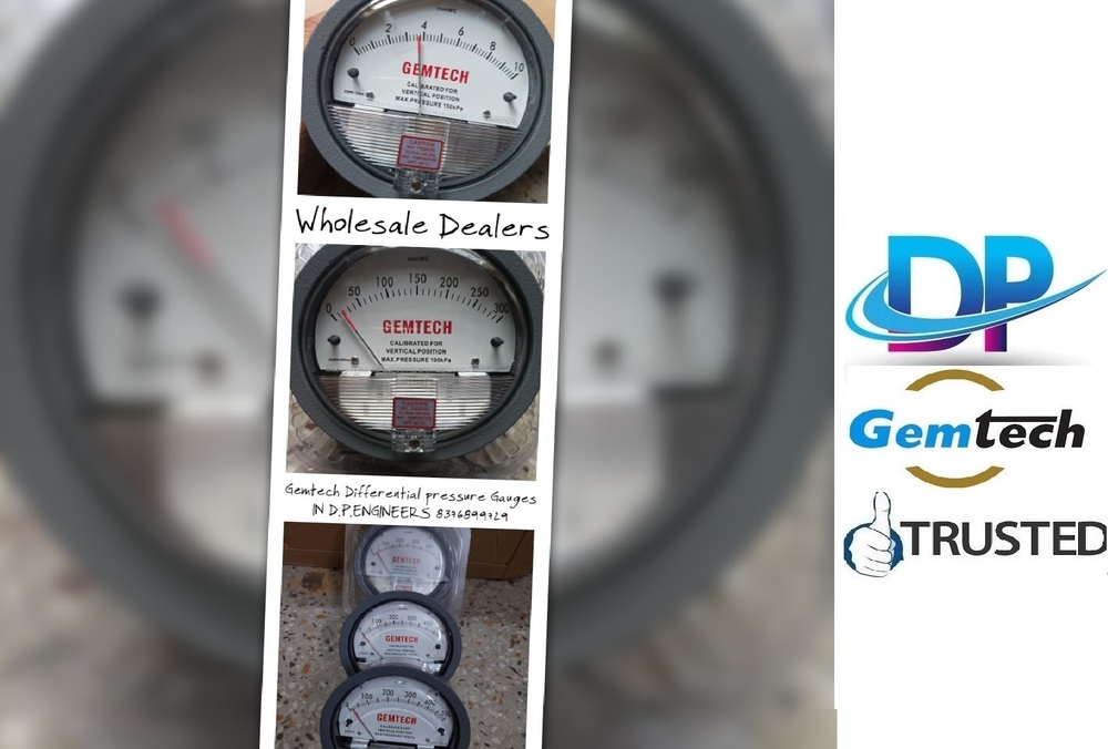 Suppliers GEMTECH Differential Pressure Gauges by Haldwani Uttarakhand