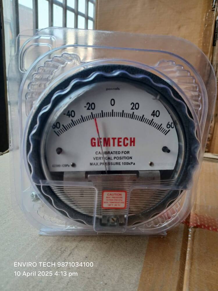 Gemtech Instruments G2000-300cm Differential Pressure Gage 0-300 Cm