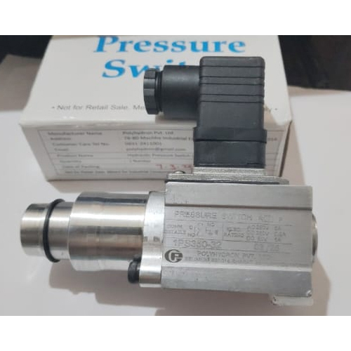 Industrial Pressure Switch - Color: Silver And Black