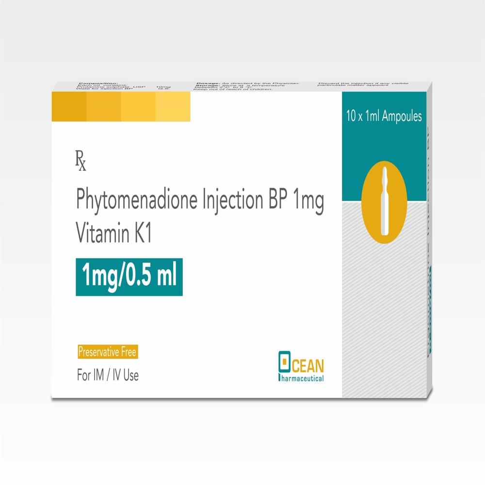 Phytomenadione Injection 1mg - Dosage Form: As Per Instruction