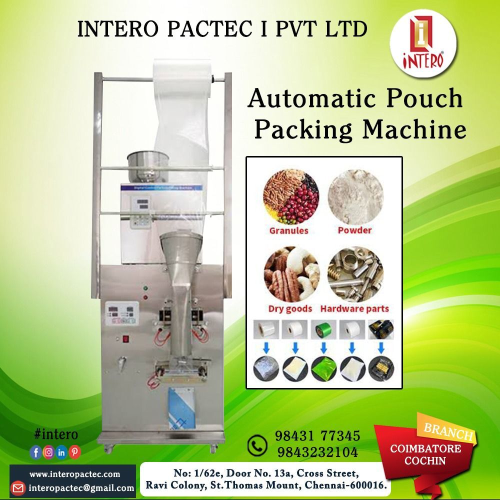 AUTOMATIC POUCH PACKING MACHINE 2-100G