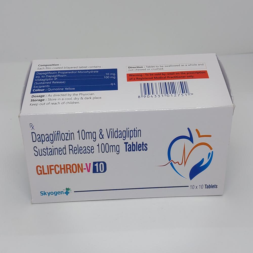 DAPAGLIFLOZIN 10MG VILDAGLIPTIN SR 100MG