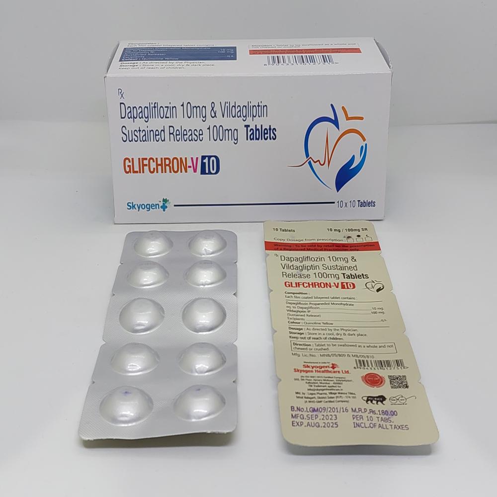 DAPAGLIFLOZIN 10MG VILDAGLIPTIN SR 100MG