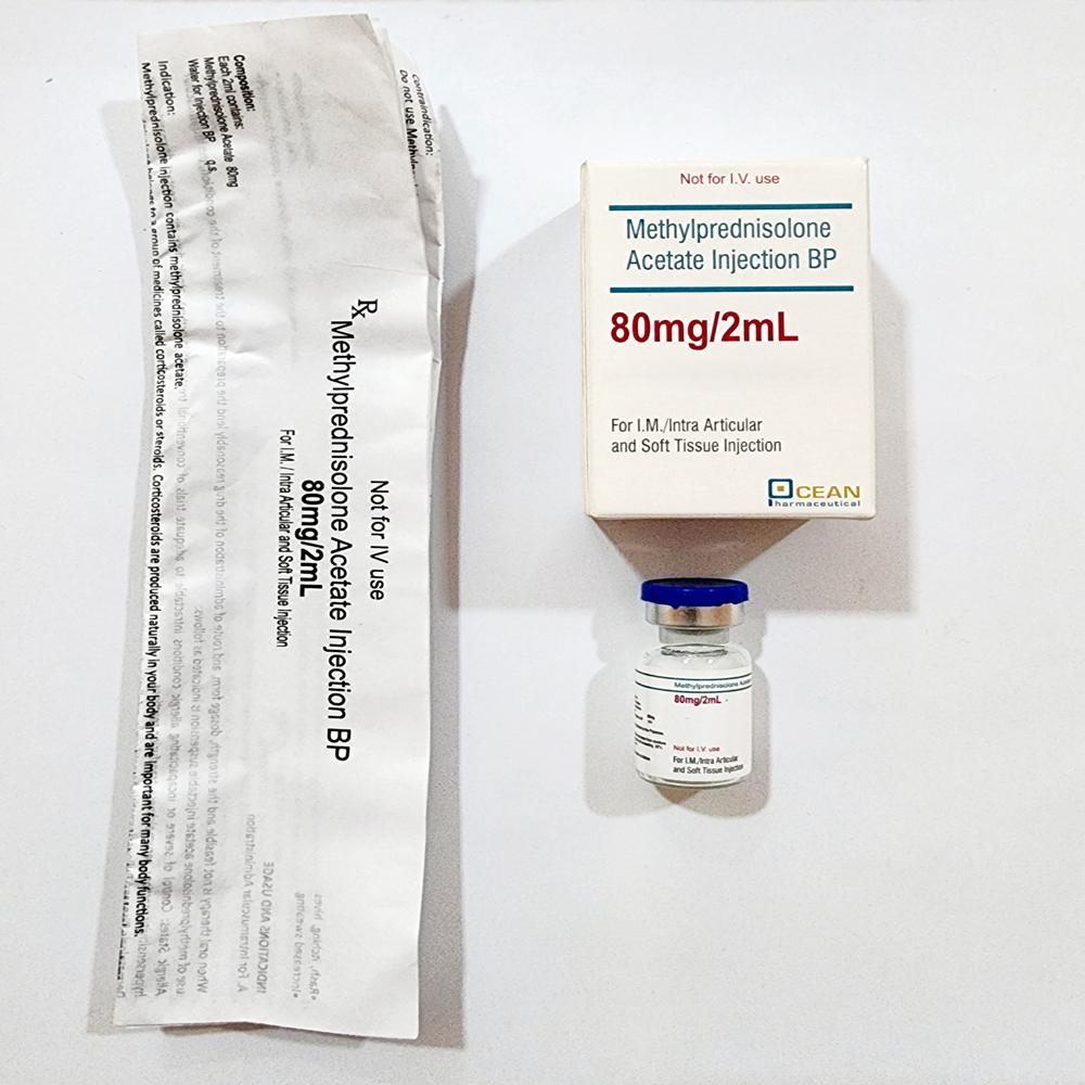 Methylprednisolone Acetate Injection  80mg/2ml