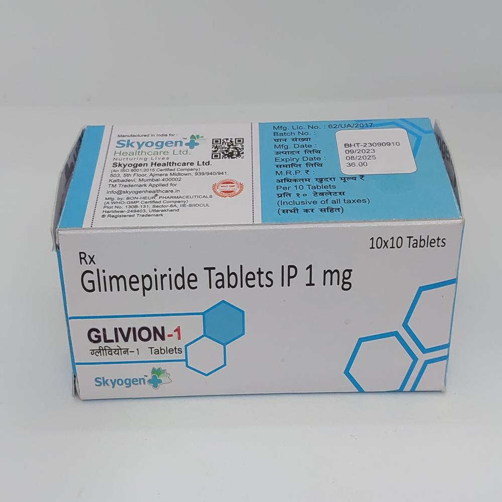 GLIMEPIRIDE 1MG TAB