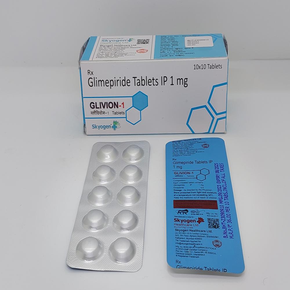 GLIMEPIRIDE 1MG TAB