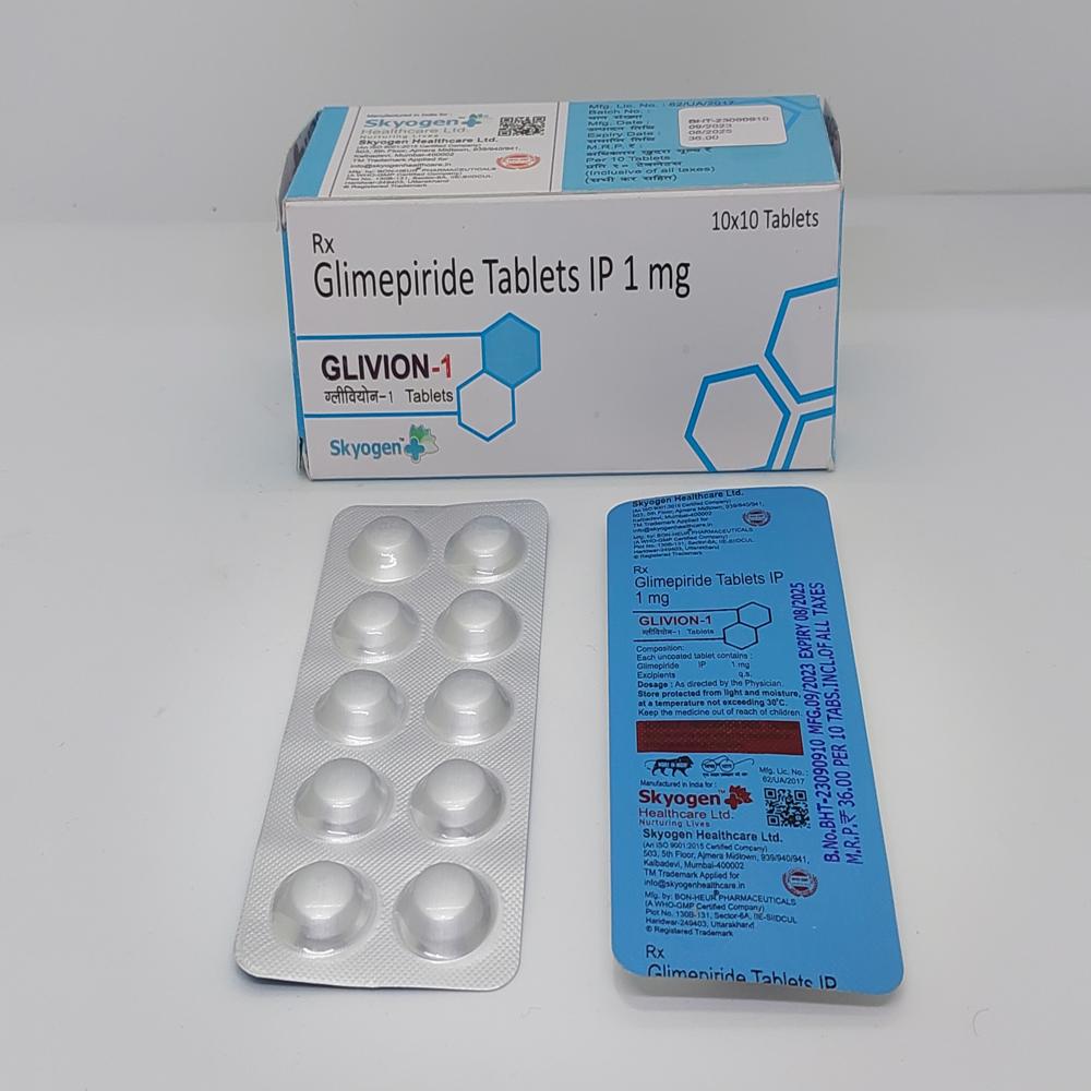 GLIMEPIRIDE 1MG TAB