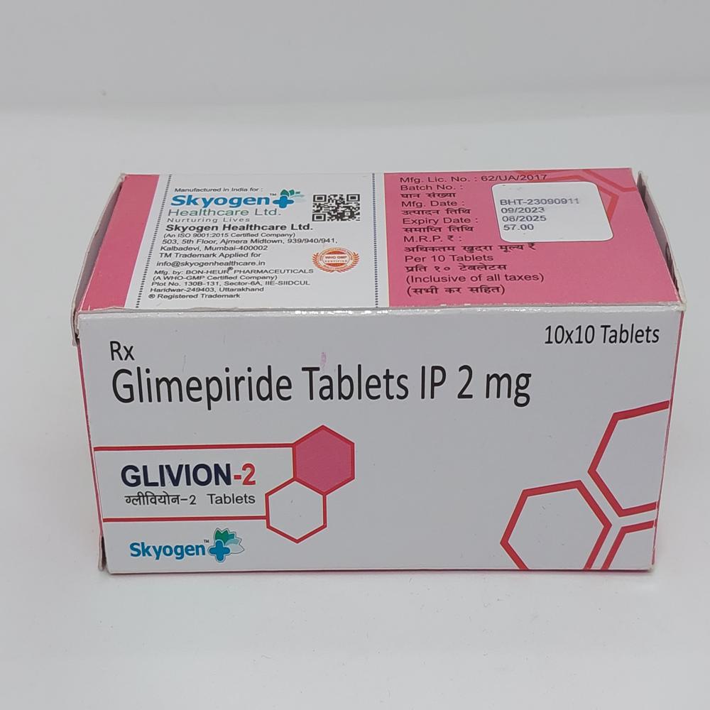 GLIMEPIRIDE 2MG TAB