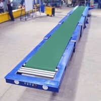 Telescopic Truck Loading Conveyor - Color: Silver