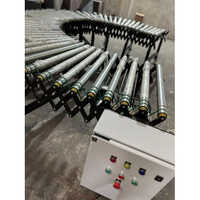 Flexible Motorized Roller Conveyor - Color: Silver