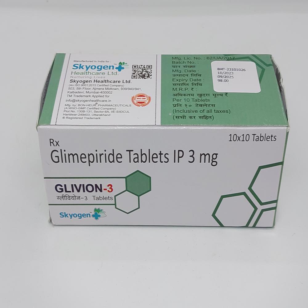 GLIMEPIRIDE 3MG TAB