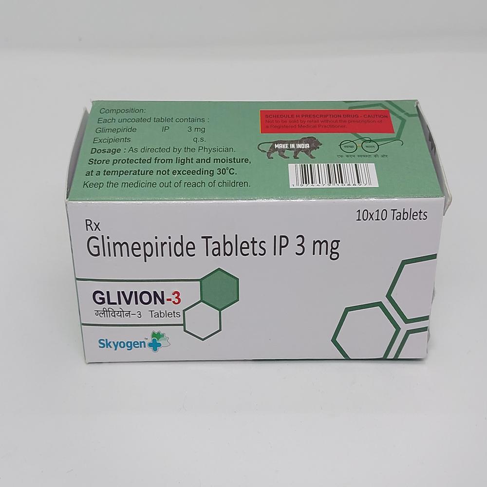 GLIMEPIRIDE 3MG TAB