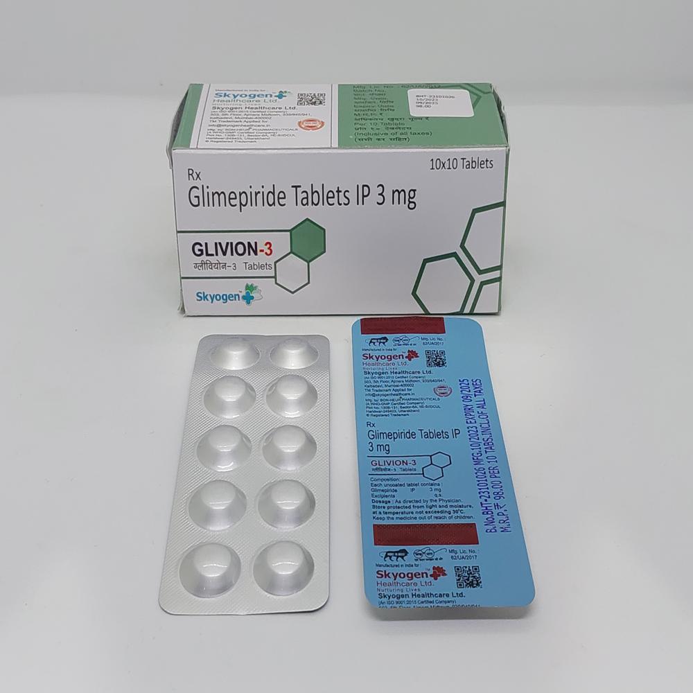 GLIMEPIRIDE 3MG TAB