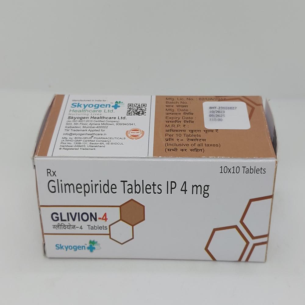 GLIMEPIRIDE 4MG TAB