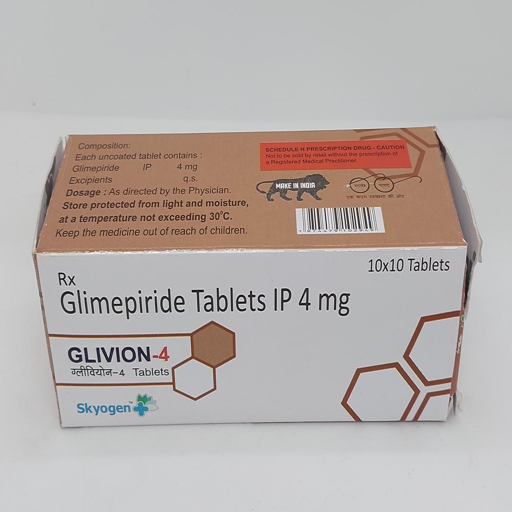 GLIMEPIRIDE 4MG TAB