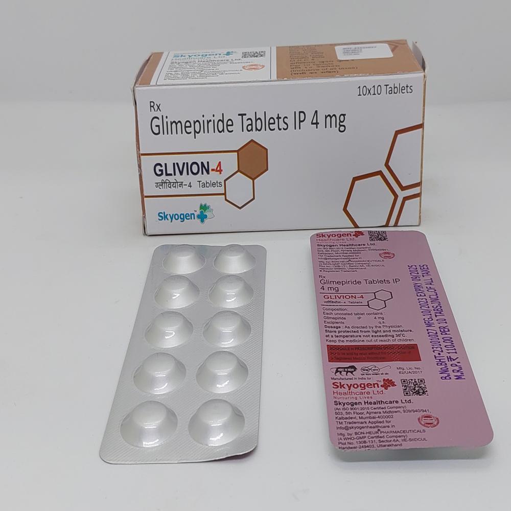 GLIMEPIRIDE 4MG TAB