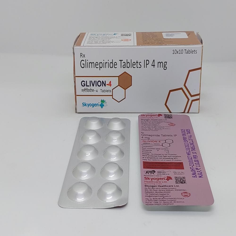 GLIMEPIRIDE 4MG TAB