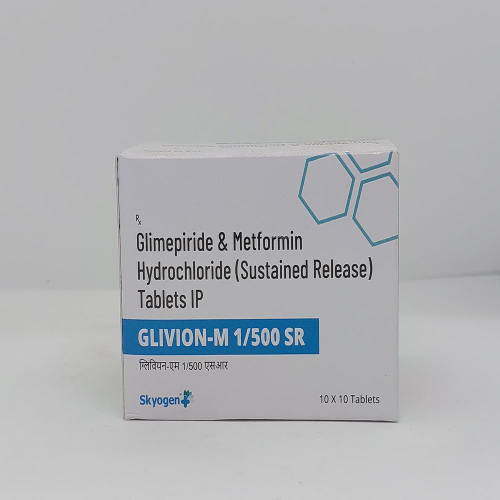 GLIMEPIRIDE 1MG METFORMIN HYDROCHLORIDE 500MG SR TAB